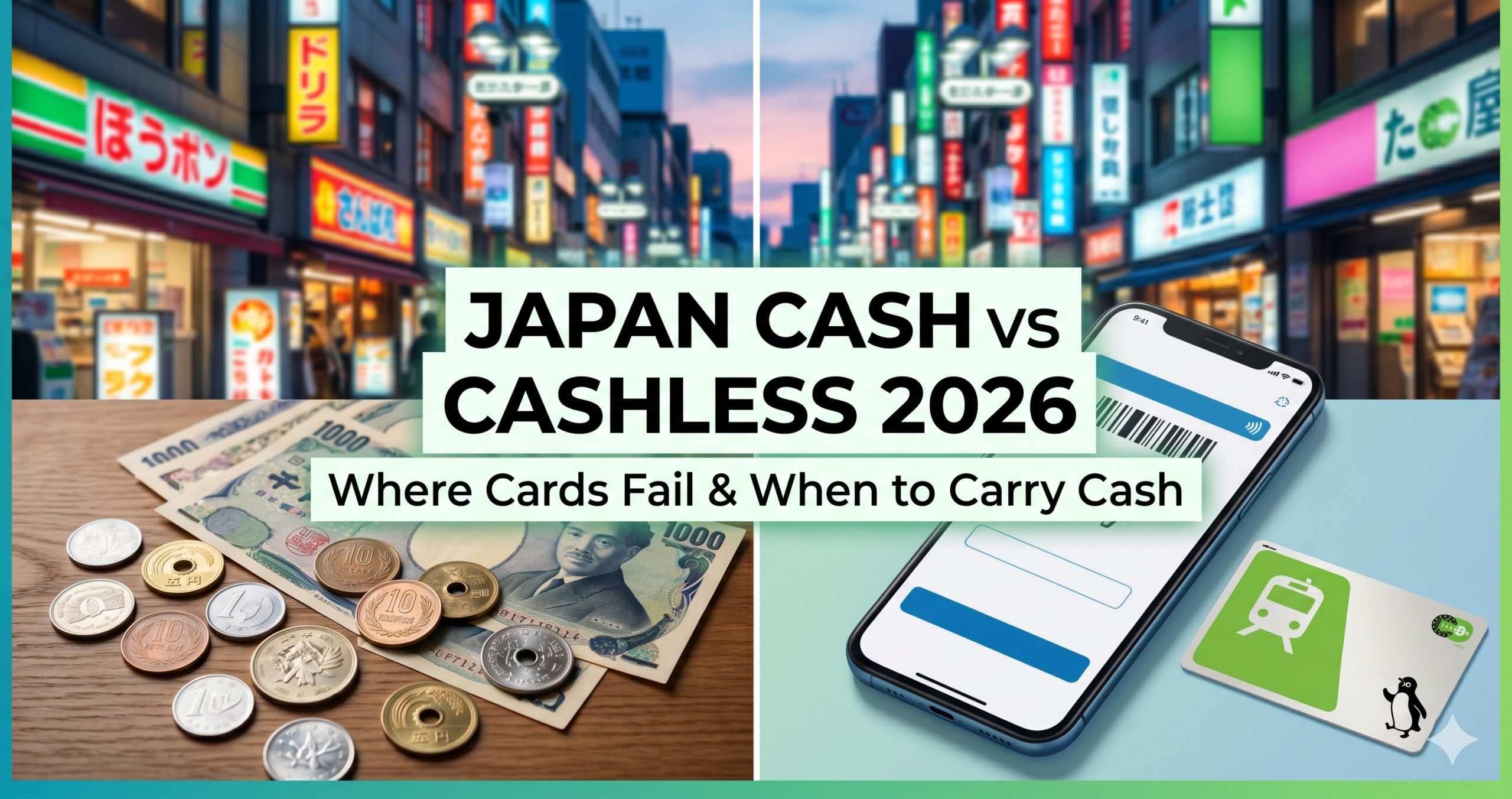 Cash vs Cashless in Japan 2026: The Honest Answer (You Need Both — Here’s Why)