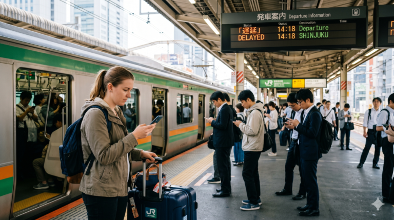 Japan Train Delay & Suspension Guide 2026: What to Do When Trains Stop (Delay Certificate, Refunds & Apps)